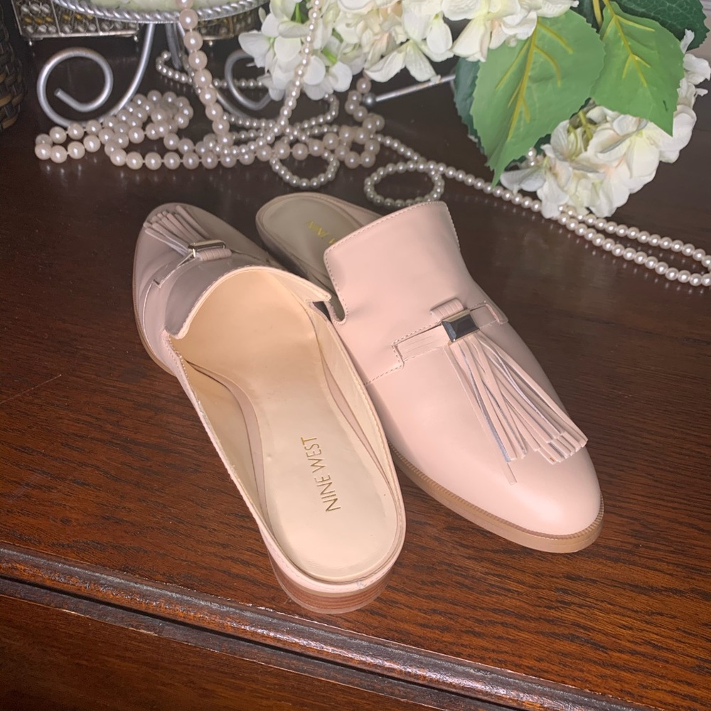 Blush Nine West Flats
